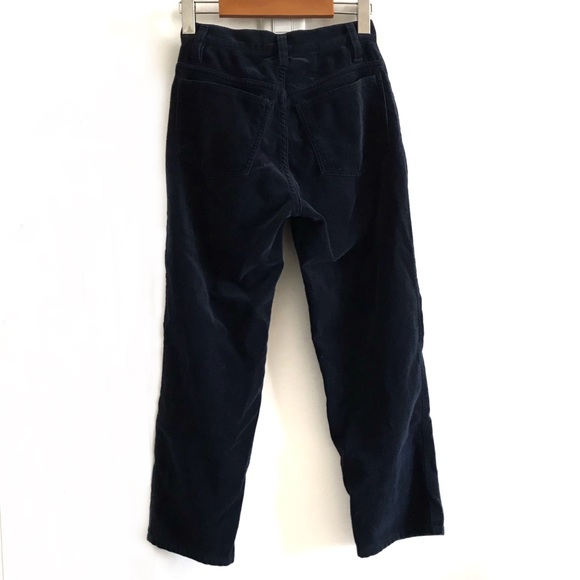 🍂Esprit Women’s Velvet Blue Navy Straight Pants🍂 - Picture 5 of 5